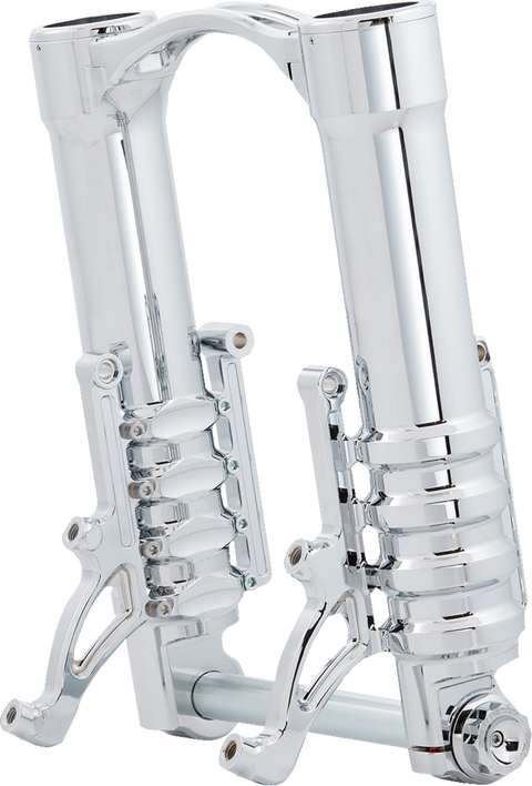 Fork Legs - 49 mm - Chrome - For Custom Radial Mount Brake Caliper