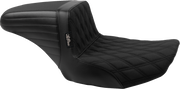 Kickflip Seat - Double Diamond Stitch w/ Gripp Tape - FLH/FLT '23-'24