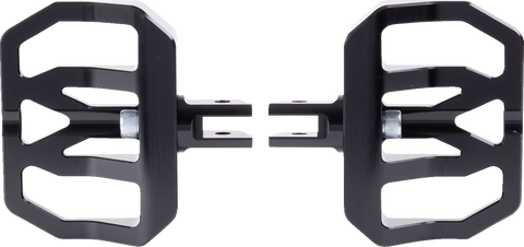 Mini Aggressor Floorboards - Black - Front