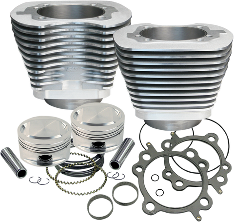 95" Big Bore Cylinder Kit - Silver - Twin Cam