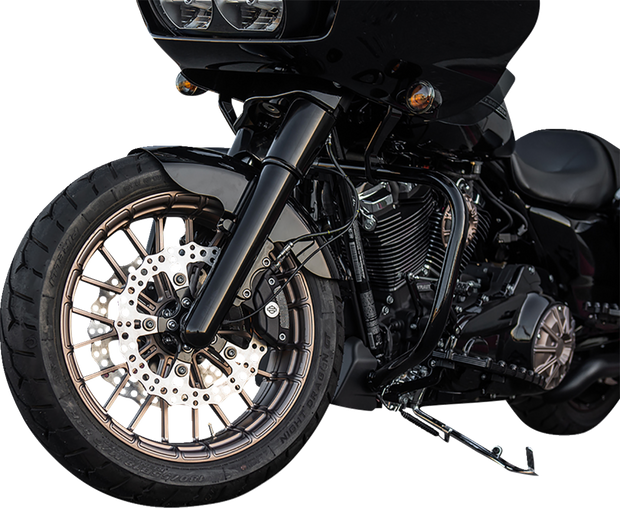 Fat Tire Fork Boot Cover - Black Anodized - Smooth