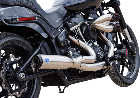 2-into-1 Qualifier Exhaust System - Race Only - Brushed Stainless
