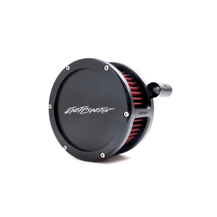 Twin Cam BA Air Cleaner Kit, Black finish, Red filter : 5443-EC