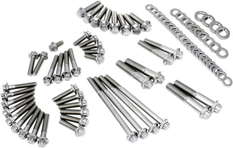 Fastener Kit - External Primary/Transmission - 12-Point - M8/Softail