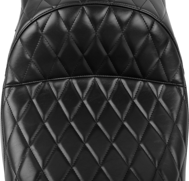 Maverick Seat - without Backrest - Diamond Stitch - Black - FLH/FLT &