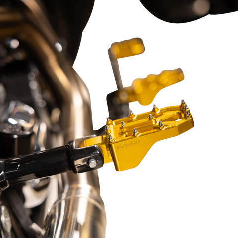 Aggressor Footpegs - Rear - Gold