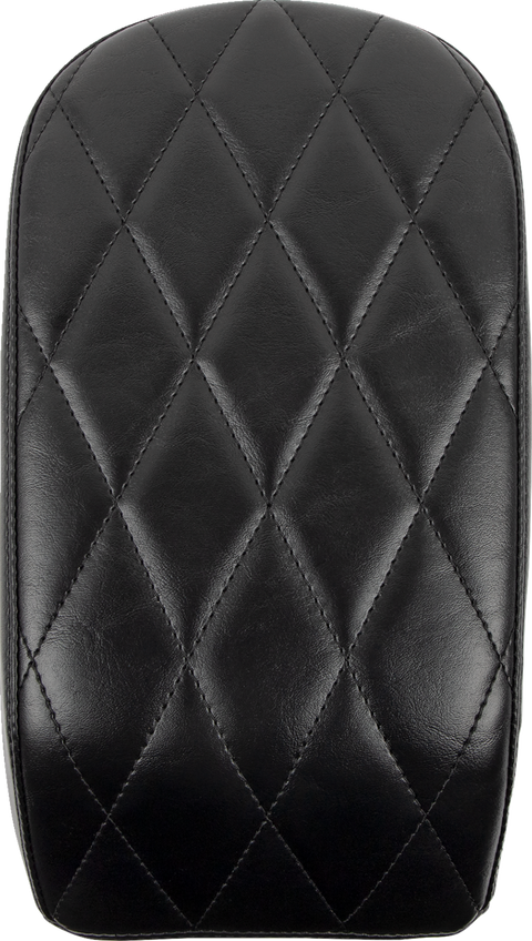 Bare Bones Pillion Pad - Diamond - Black - FLDE/FLHC &