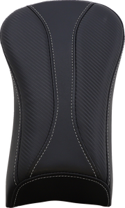Dominator Pillion Pad - Standard Reach - Black w/ Gray Stitching