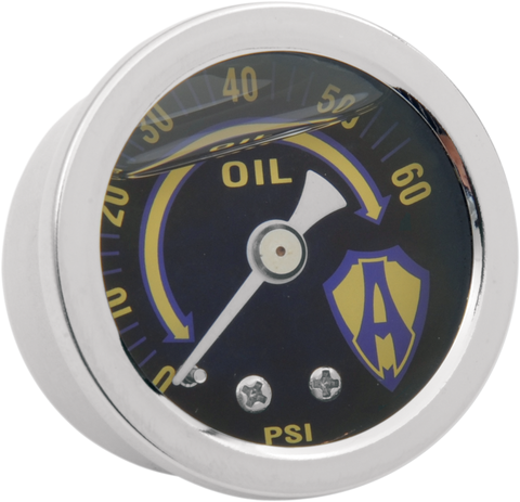 Oil Pressure Gauge Kit - Replacement - Chrome