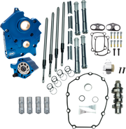 Cam Chest Kit with Plate - Chain Drive - Water Cooled - 465 Cam - Chrome Pushrods - M8