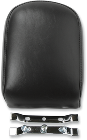 Backrest Pad - Smooth - Black w/o Studs