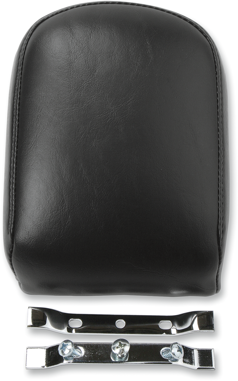 Backrest Pad - Smooth - Black w/o Studs