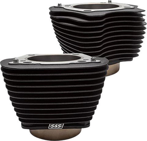 Cylinder Set - 4.25" Bore - Unhoned - Wrinkle Black w/o Highlights - M8