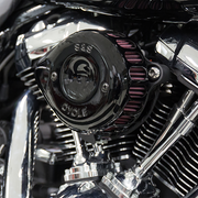 Mini Teardrop Stealth Air Cleaner Kit - Gloss Black