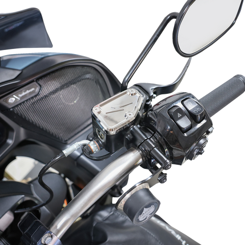Master Cylinder Cover - Brake - Front - Chrome