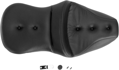 Pillow-Top Roadsofa™ Seat - Black - FLH/FLT &