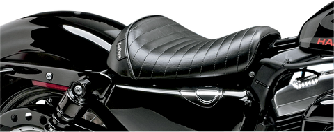 Bare Bones Solo Seat - Pleated - Black - XL &