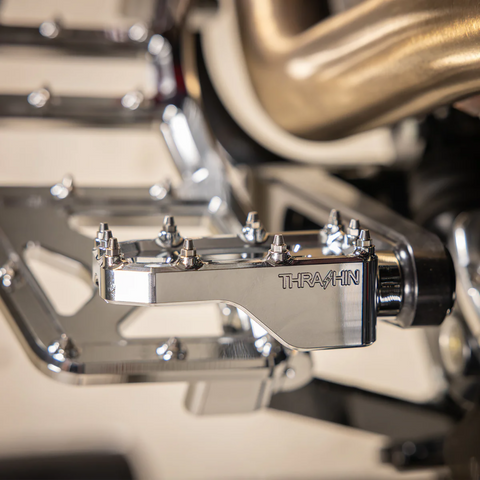 Aggressor Brake Pedal - Chrome - Touring