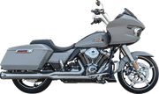 2-into-1 GNX Exhaust System - Race Only - Chrome - Touring