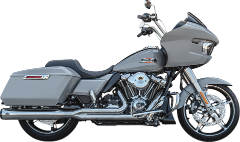 2-into-1 GNX Exhaust System - Race Only - Chrome - Touring