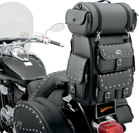 Sissy Bar Bag - Desperado - Black Studded