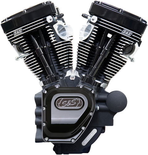 T124 Long Block Engine - Black - Touring