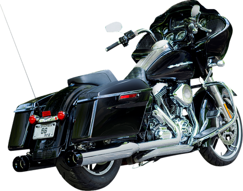 4-1/2" MK45 Performance Mufflers - Chrome with Black Thruster