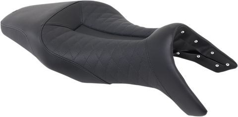 Track Seat - Lattice Stitch - Black - FZ09 &
