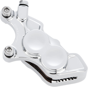 4-Piston Caliper - Front Right - 11.8" - Chrome