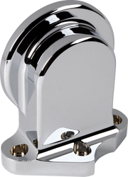 Oil Filter Mounting Bracket Kit - Chrome