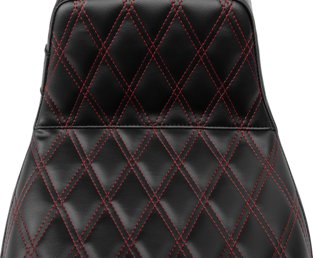 Tailwhip Daddy Long Legs Seat - Red Double Diamond Stitch - FLH/FLT &