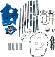Cam Chest Kit with Plate - Chain Drive - Water Cooled - 475 Cam - Chrome Pushrods - M8