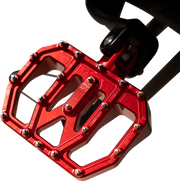 Mini Aggressor Floorboards - Red - Rear