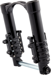 Fork Legs - 49 mm - Black Anodized - For Factory Brake Caliper