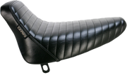 Bare Bones Solo Seat - Pleated - Black - Softail '84-'99