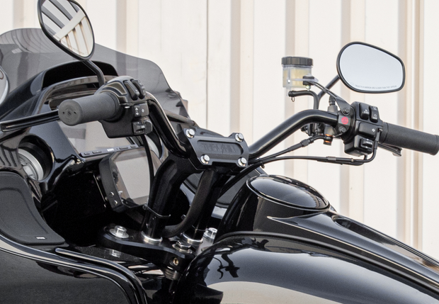 1" Handlebar - High Bend - Black