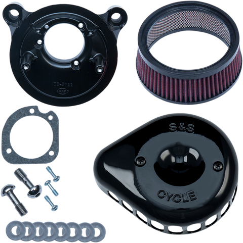 Mini Teardrop Stealth Air Cleaner Kit - Gloss Black