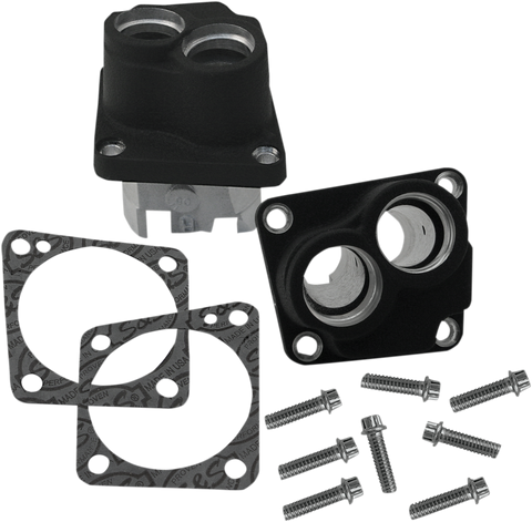 Tappet Guide Kit - Cast - Wrinkle Black - V-Series | Super Stock® Crankcases