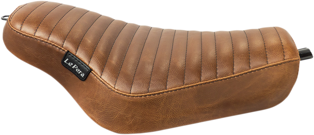 Streaker Solo Seat - Pleated - Brown - XL &