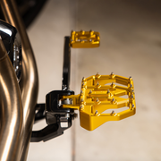 Mini Aggressor Floorboards - Gold - Rear