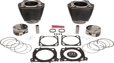 Cylinder Kit - 4.625" Stroke - Black Granite w/Highlights - M8