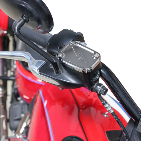 Master Cylinder Cover - Brake - Front - Chrome