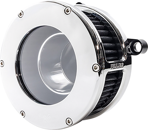 BA Air Cleaner Kit - Chrome/Clear with Black Filter - M8