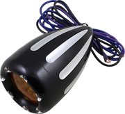 Turn Signals - LED - Deep Cut - Black/Amber - Amber Ring