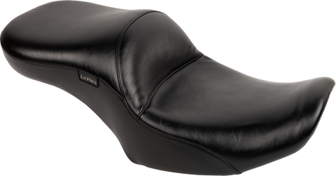 Maverick Seat - without Backrest - Smooth - Black - Black - FLH/FLT &