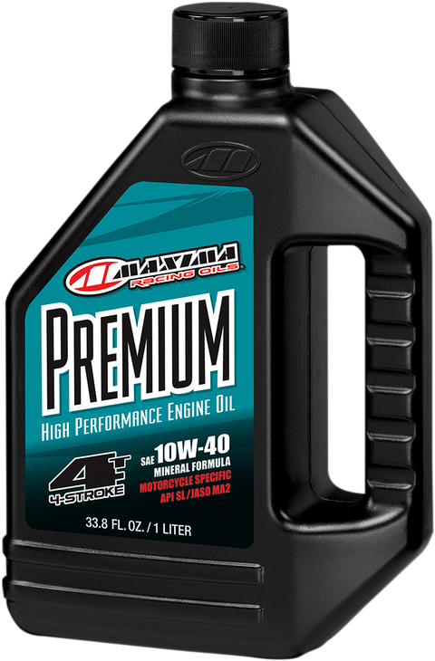 Premium High Performance Mineral 4T Engine Oil - 10W-40 - 1L
