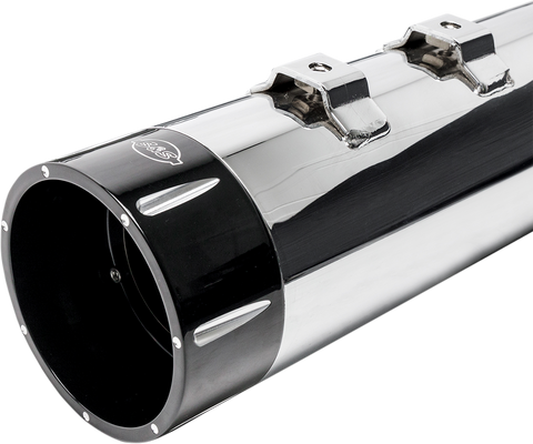4-1/2" MK45 Performance Mufflers - Black Tracer