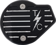 Cam Cover - Gen 2 - Finned - Twice Cut - Black - M8