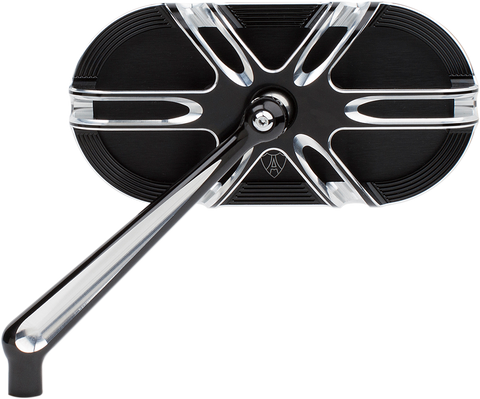 Mirror - Side View - Caged Series/Deep Cut - Black - Left