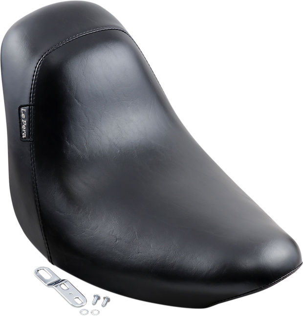 Bare Bones Solo Seat - Smooth - Black - FL/FX &